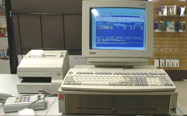 ibm cash register keyboard